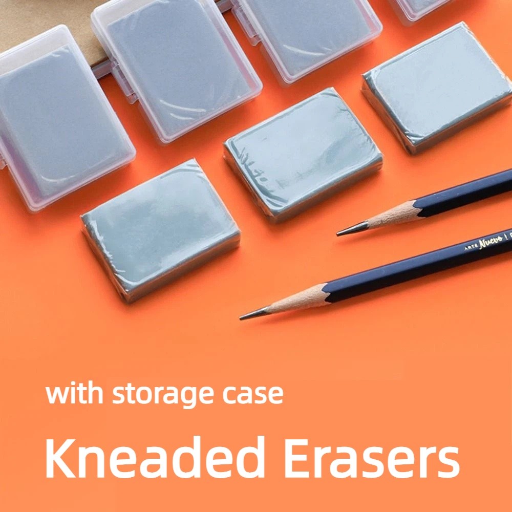 Rubber Eraser Kneaded - 4 Buah Penghapus Sketsa Lunak Korektif