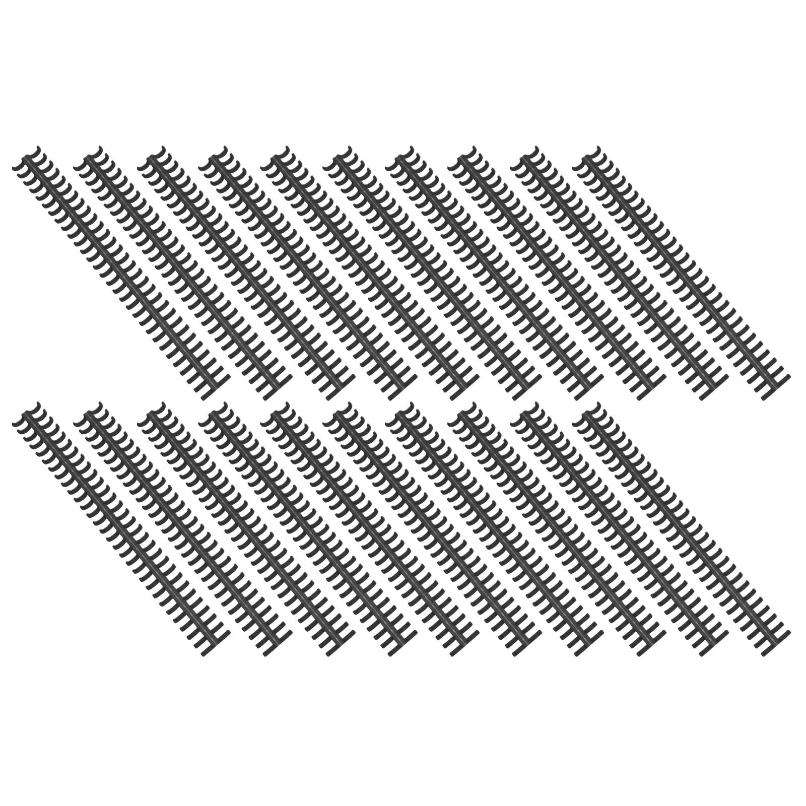Binding Comb Plastic - 20 buah Cincin Pengikat Buku Spiral,