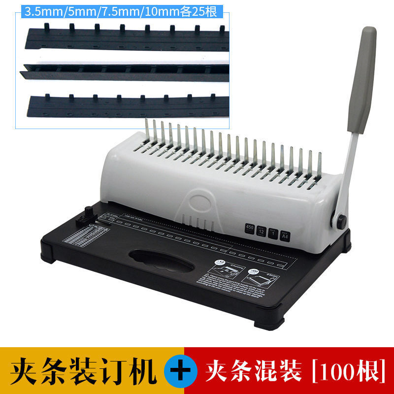 Binding Comb Plastic - Mesin Penjilid Manual dengan 21 Lubang,