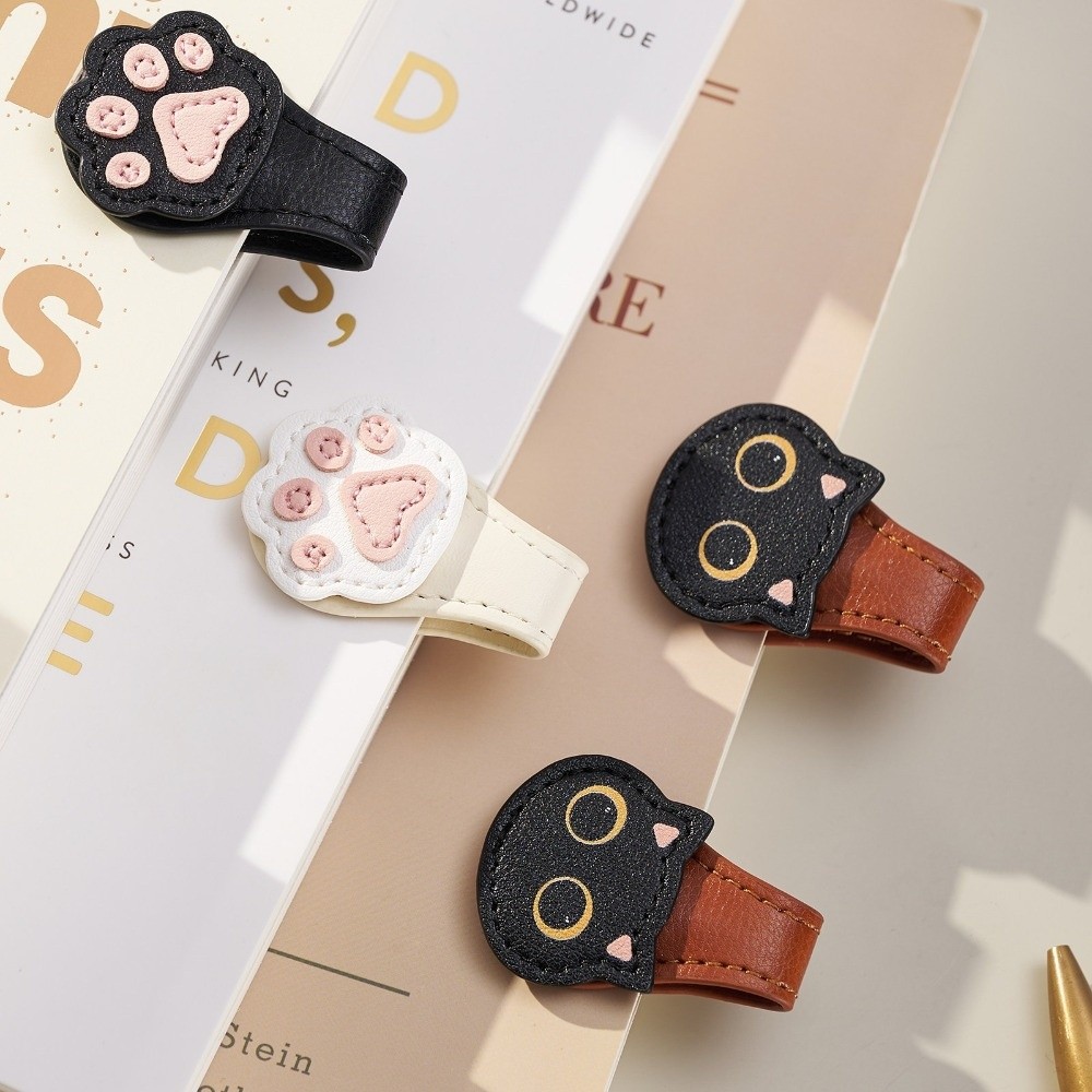 Bookmark Magnetic Clip - Penjepit Halaman Magnetik PU Lucu Bentuk
