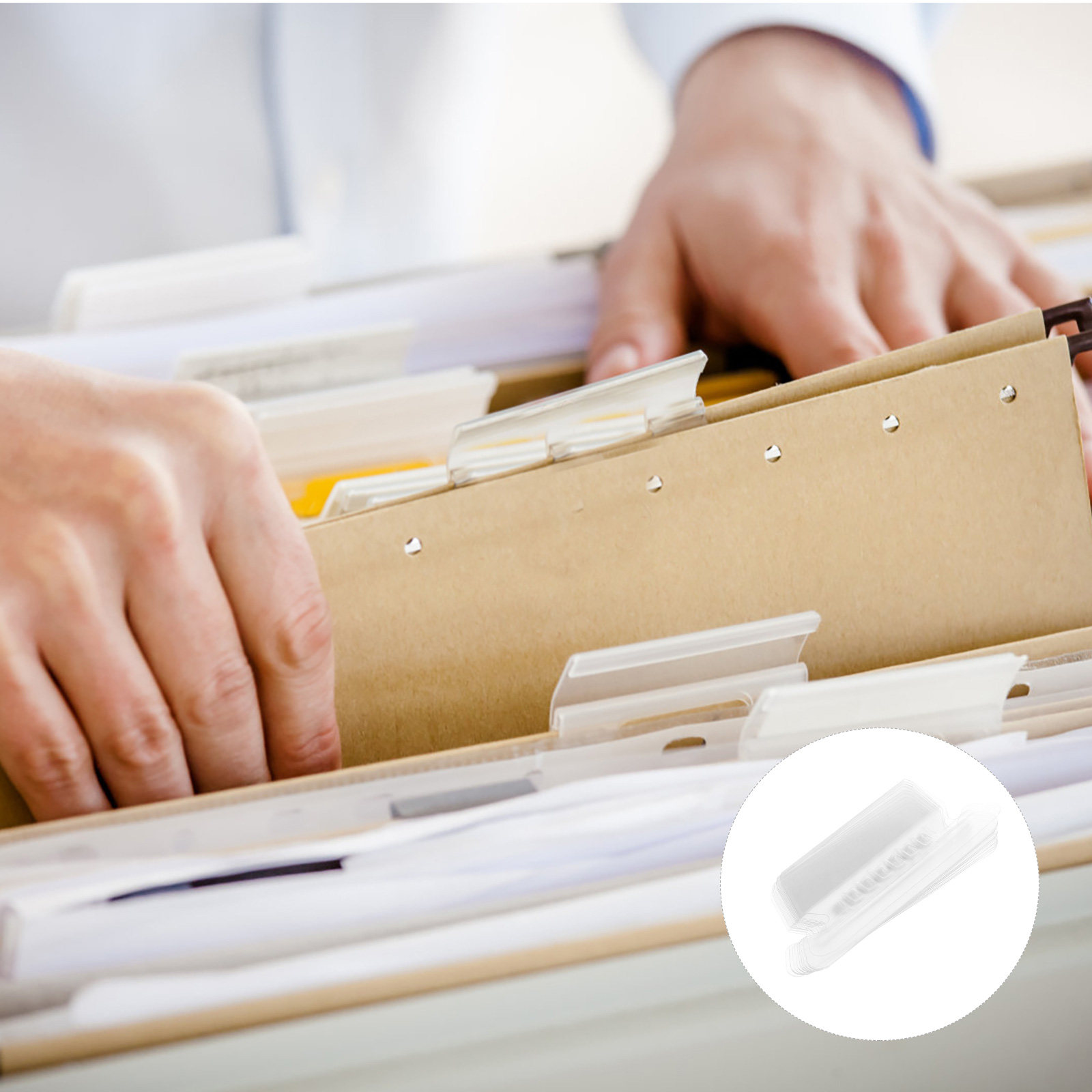 File Folder Hanging - 100 buah tab untuk folder gantung,