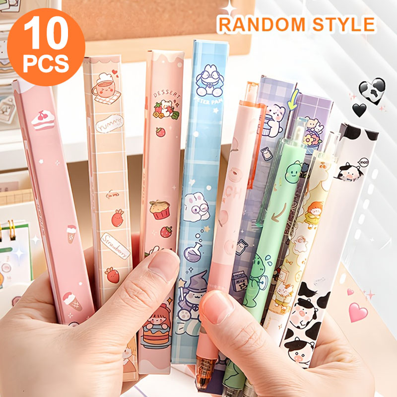 Stationery Supplies Business - 10 Pulpen Gel Tunggal dalam Kotak