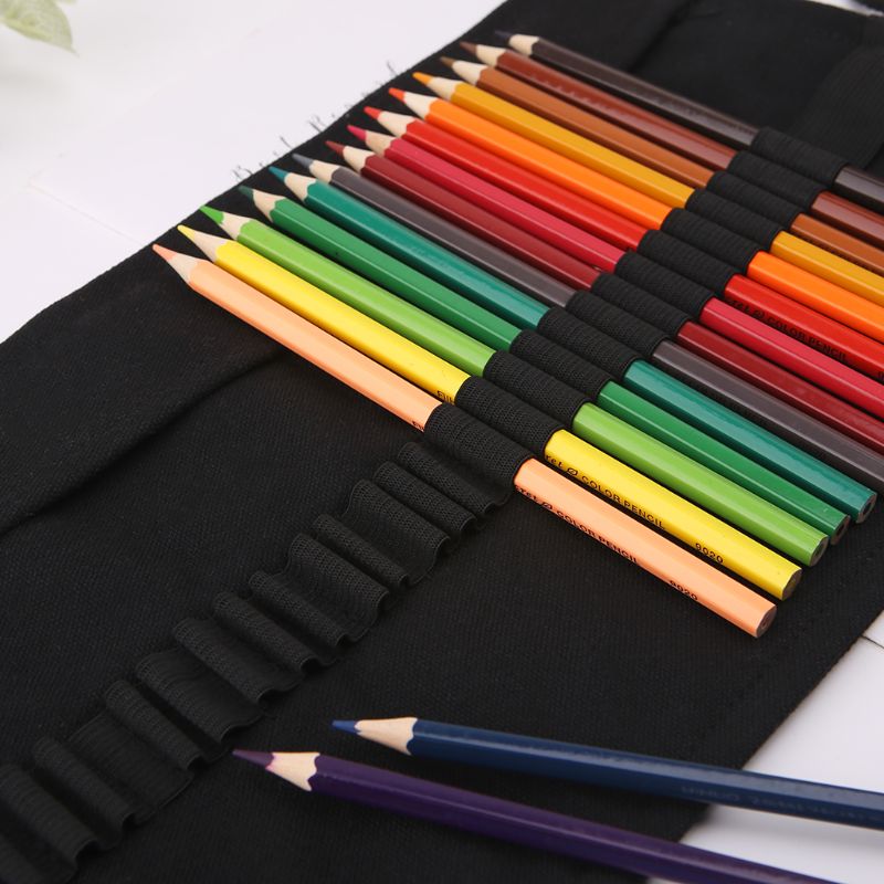 Pensil sekolah warna hitam unt - Pen Pouch Roll ulasan dan harga