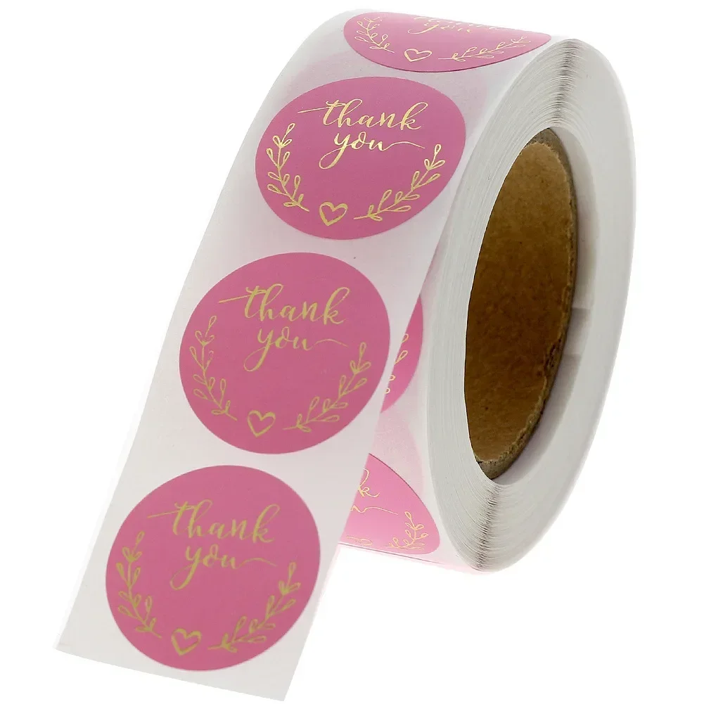 50-500pcs Stiker Terima Kasih  - Stationery Supplies Business ulasan dan harga