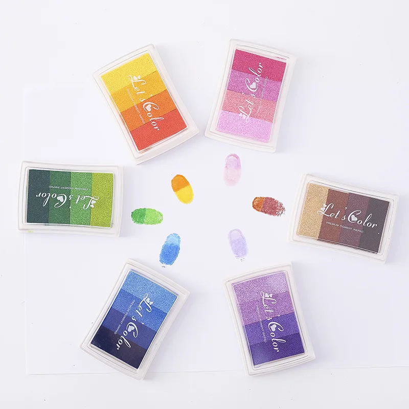 1 Buah 4 Warna Bantalan Tinta  - Self Inking Stamp ulasan dan harga