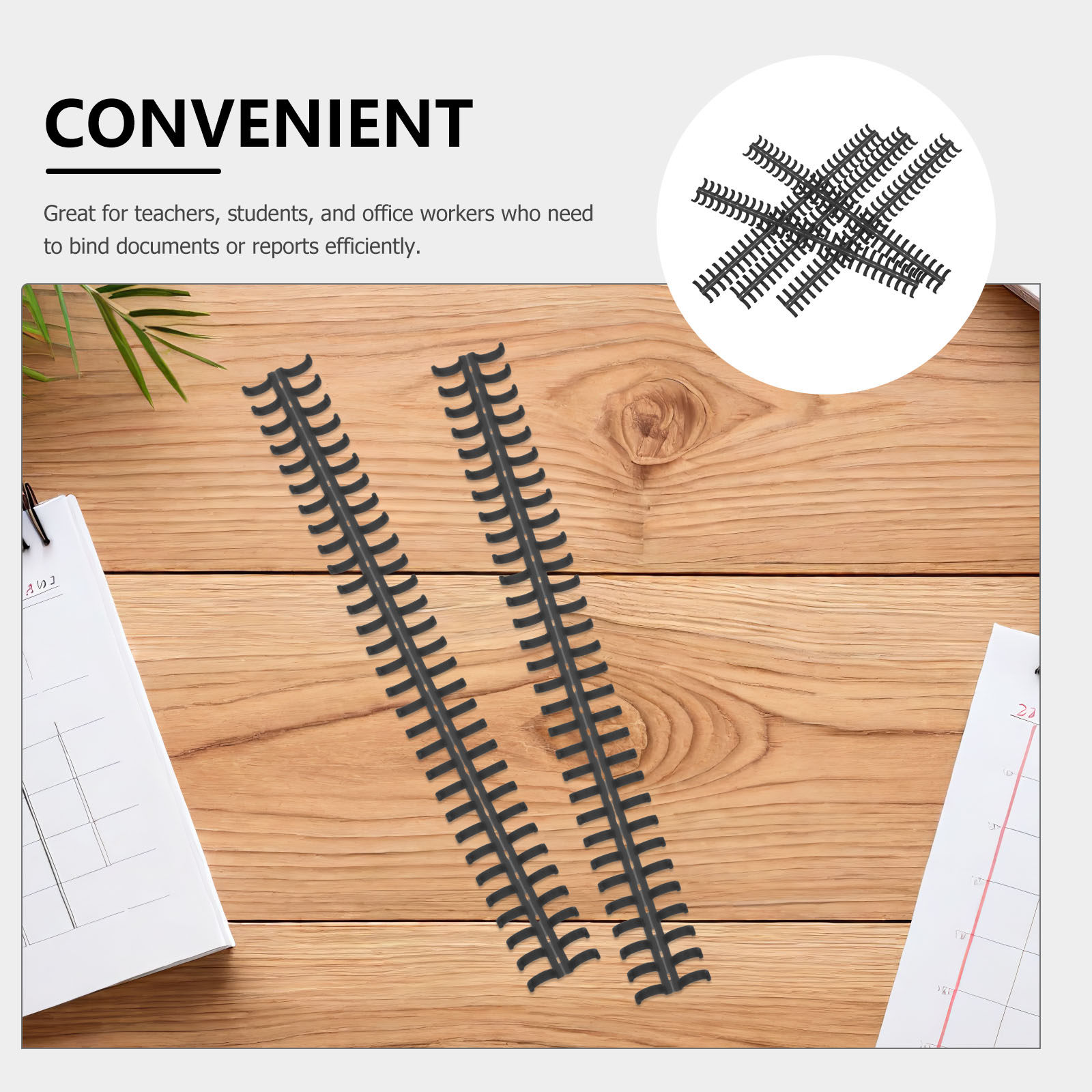 20 buah Cincin Pengikat Buku S - Binding Comb Plastic ulasan dan harga