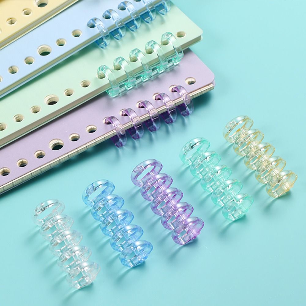 10 Buah Cincin Pengikat Buku C - Binding Comb Plastic ulasan dan harga