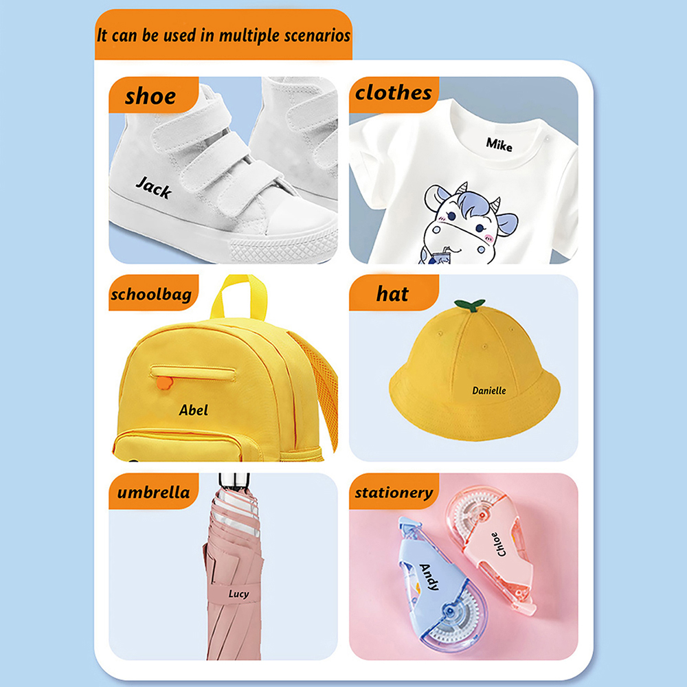 Stempel Nama Anak Kustom Perso - Self Inking Stamp ulasan dan harga
