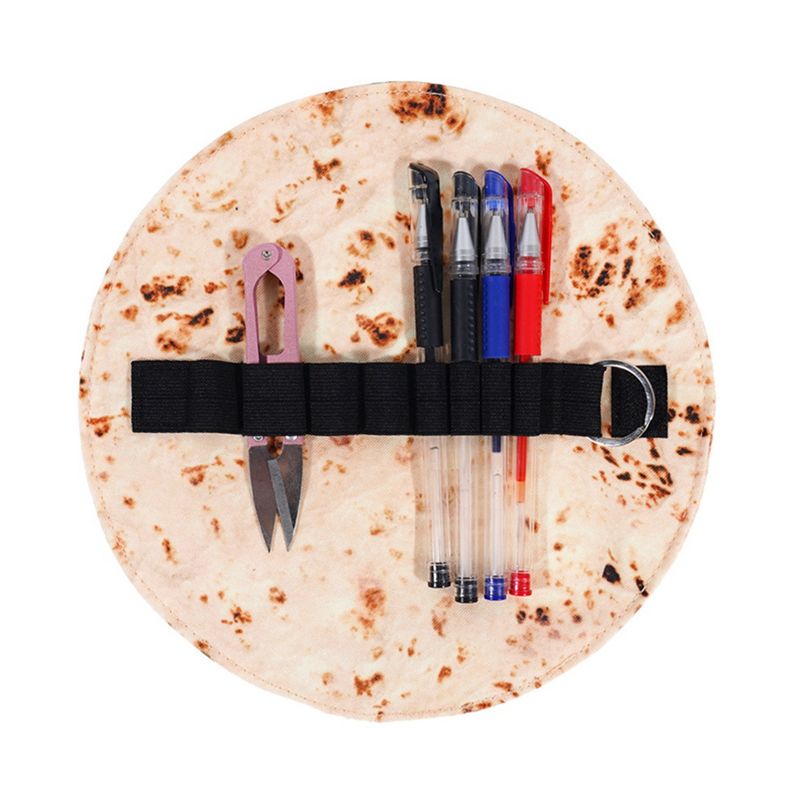 Kotak Pensil Burrito, Tempat P - Pen Pouch Roll ulasan dan harga