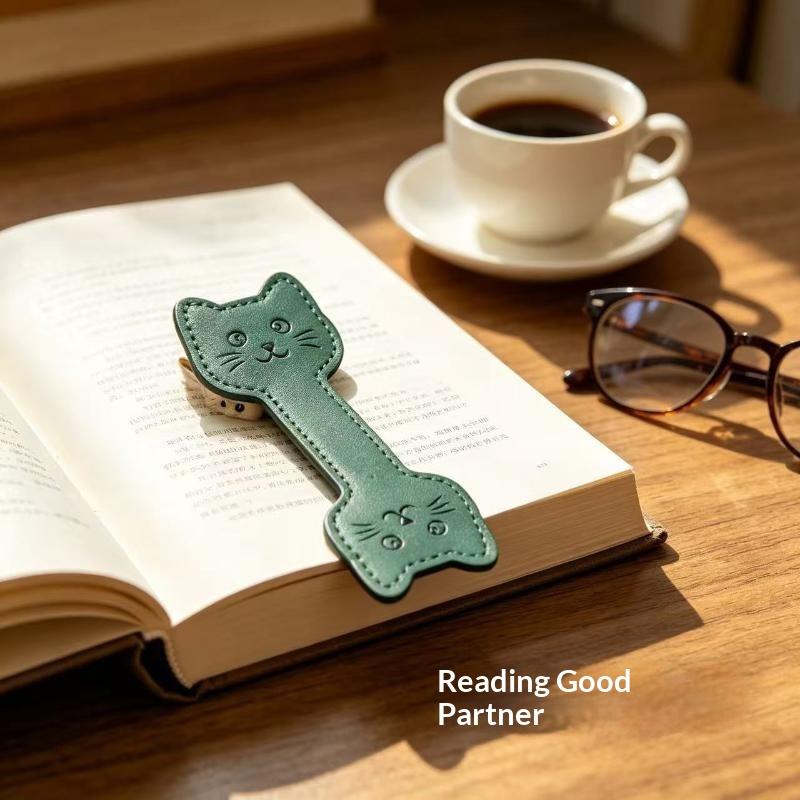 Penanda Buku Magnetik Kulit PU - Bookmark Magnetic Clip ulasan dan harga