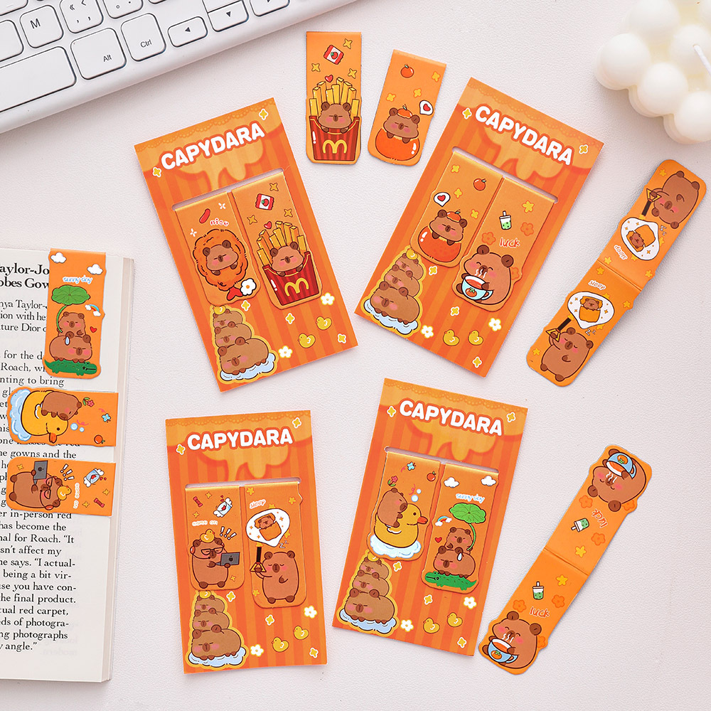 12 Set Pembatas Buku Magnetik  - Bookmark Magnetic Clip ulasan dan harga