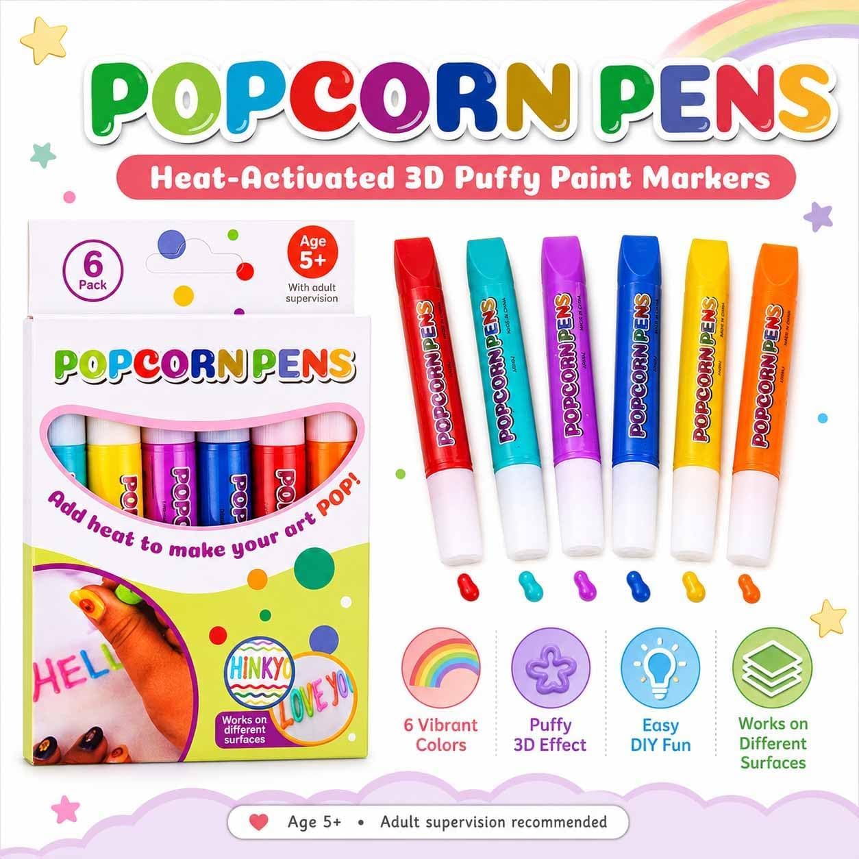 Pena Popcorn Ajaib 3D, Kit Men - Copic Marker Sketch ulasan dan harga