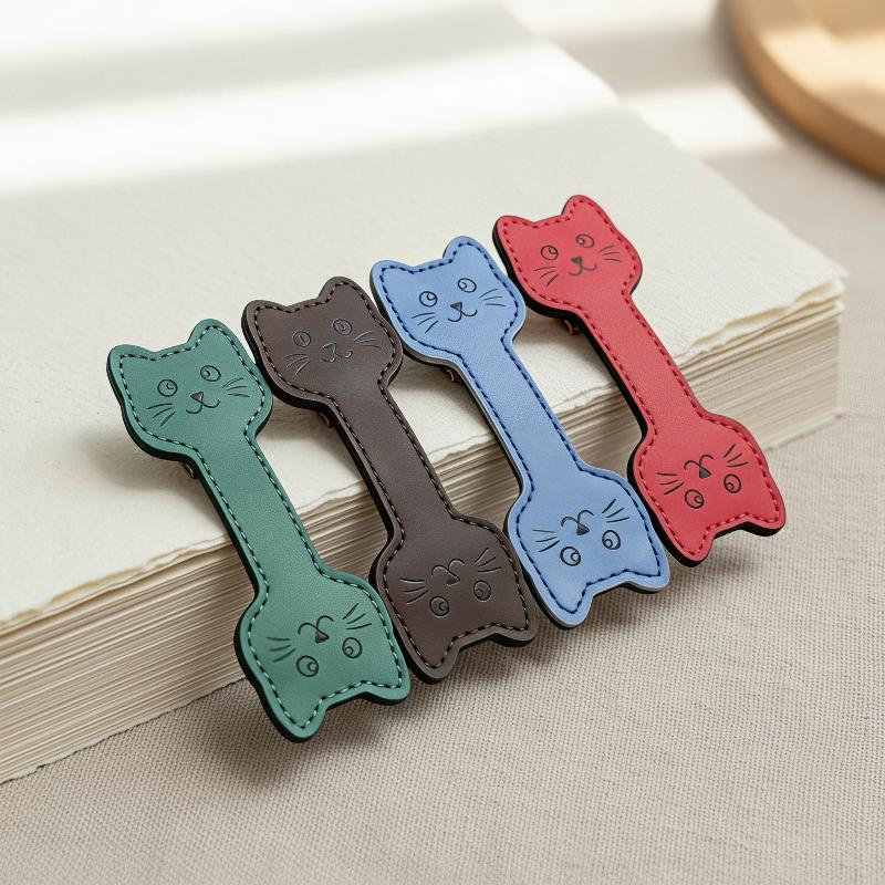 Pembatas Buku Kulit PU Magneti - Bookmark Magnetic Clip ulasan dan harga