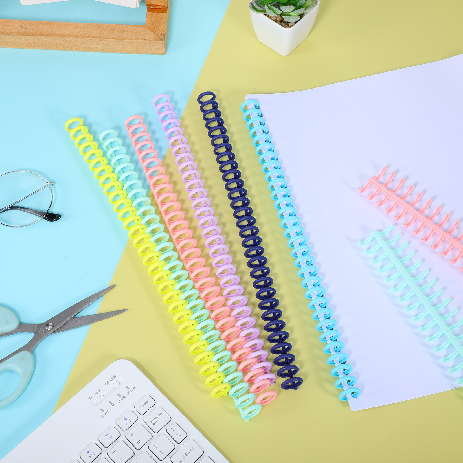 12 Buah Cincin Pengikat Plasti - Binding Comb Plastic ulasan dan harga